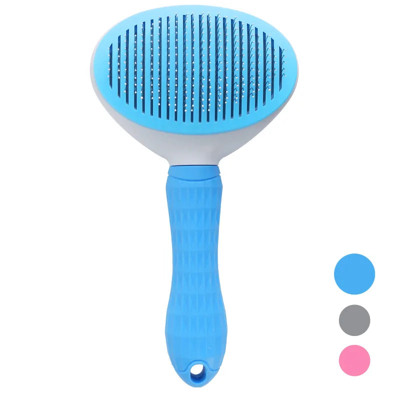 Brosse Auto-Nettoyante Anti-Poils pour Chats et Chiens