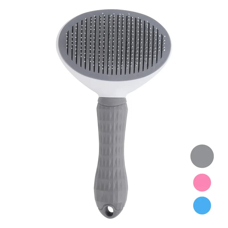 Brosse Auto-Nettoyante Anti-Poils pour Chats et Chiens